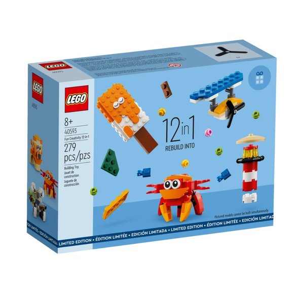 LEGO 40593 Fun Creativity 12-in-1 Set Exclusive 279pcs NIB in Hand - Picture 9 of 13